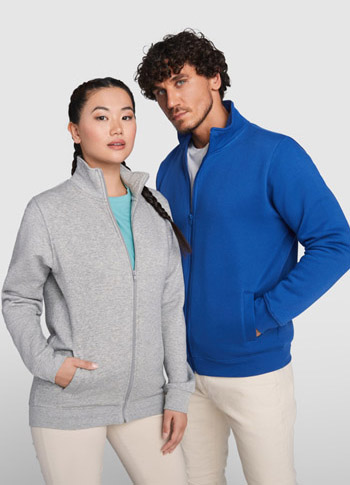 Felpa personalizzata zip