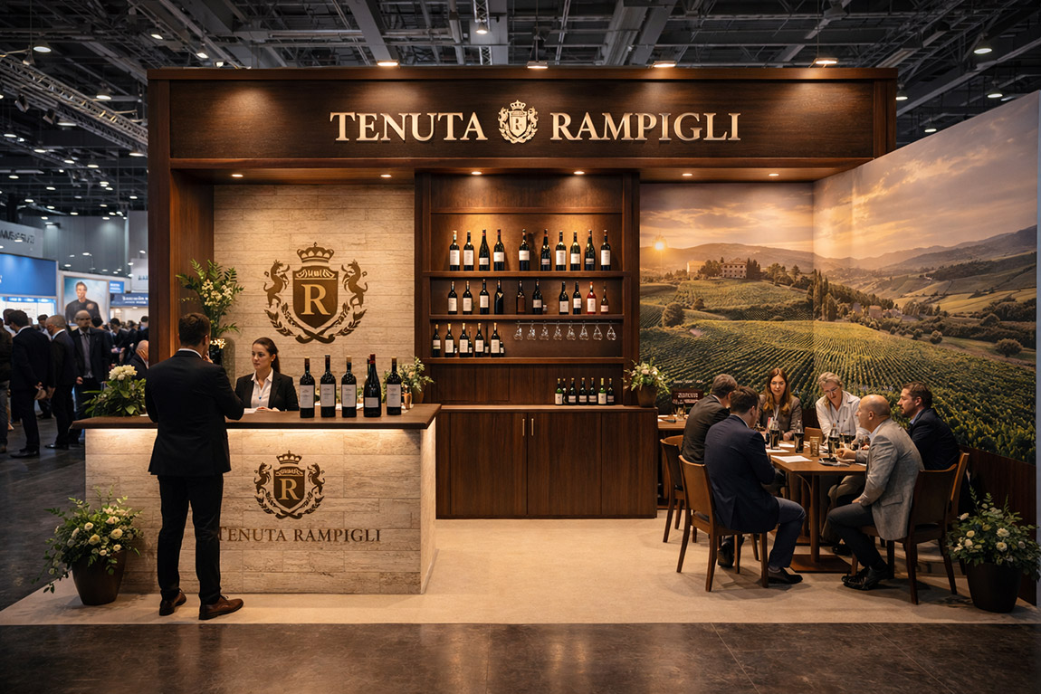 stampa su tessuti per stand