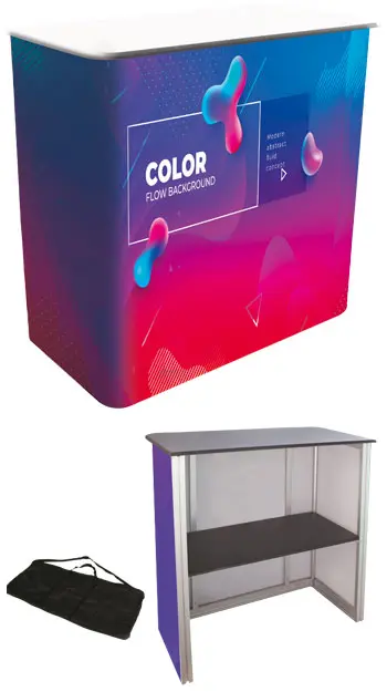 Desk dritto in alluminio