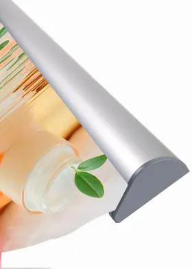 Barra porta poster in alluminio largh. 50 cm 