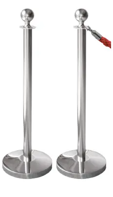 Colonnina segnapercorso grigia argento