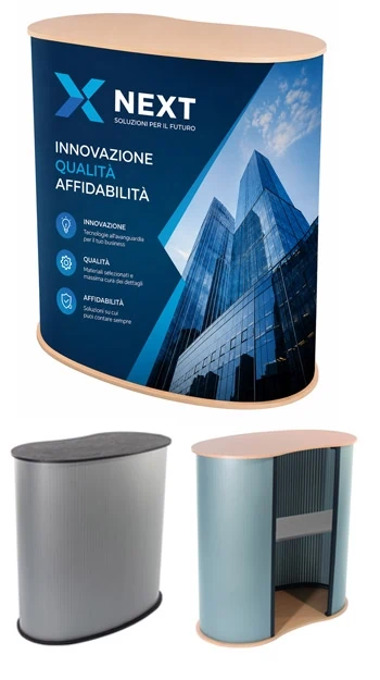 Banchetto Promozionale basic curvo