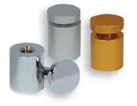 Distanziale quadro oro satinato 16x26 mm