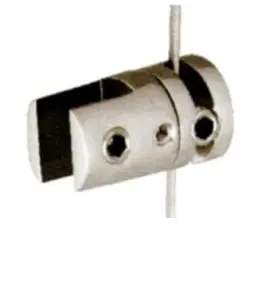 Pinza laterale ferma pannello regolabile cromo lucido