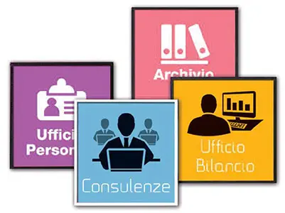 Segnaletica per ufficio 14.4x18 cm - Arianna