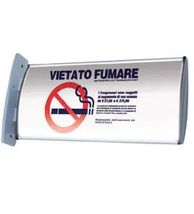 Targa Delta Bifacciale a bandiera 12x12cm 