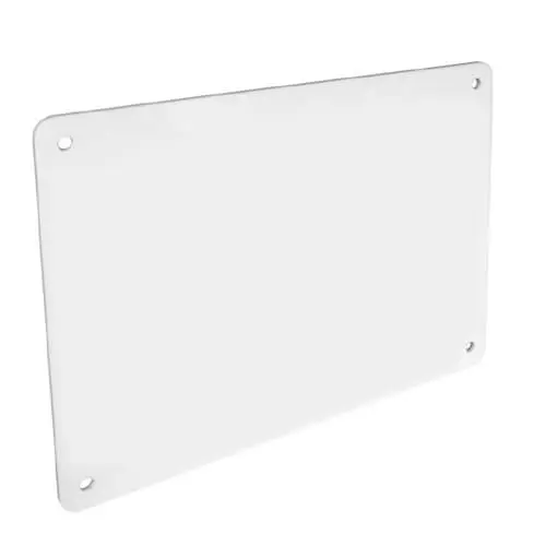 Targa bianco opaco 30x20 cm