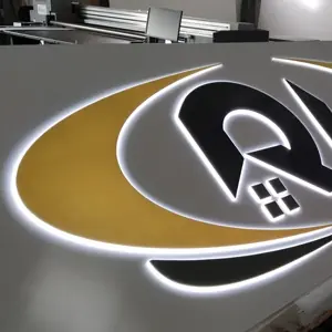 Insegna dibond acciaio 