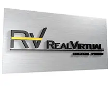 Insegna in alluminio con logo a rilievo