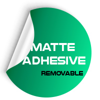 Adesivo Rimovibile Opaco 