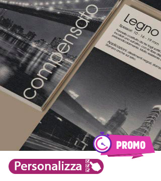 stampa su legno