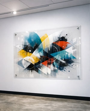 stampa pannello in plexiglass