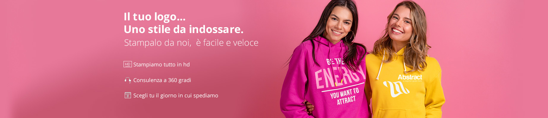Stampa abbigliamento personalizzato